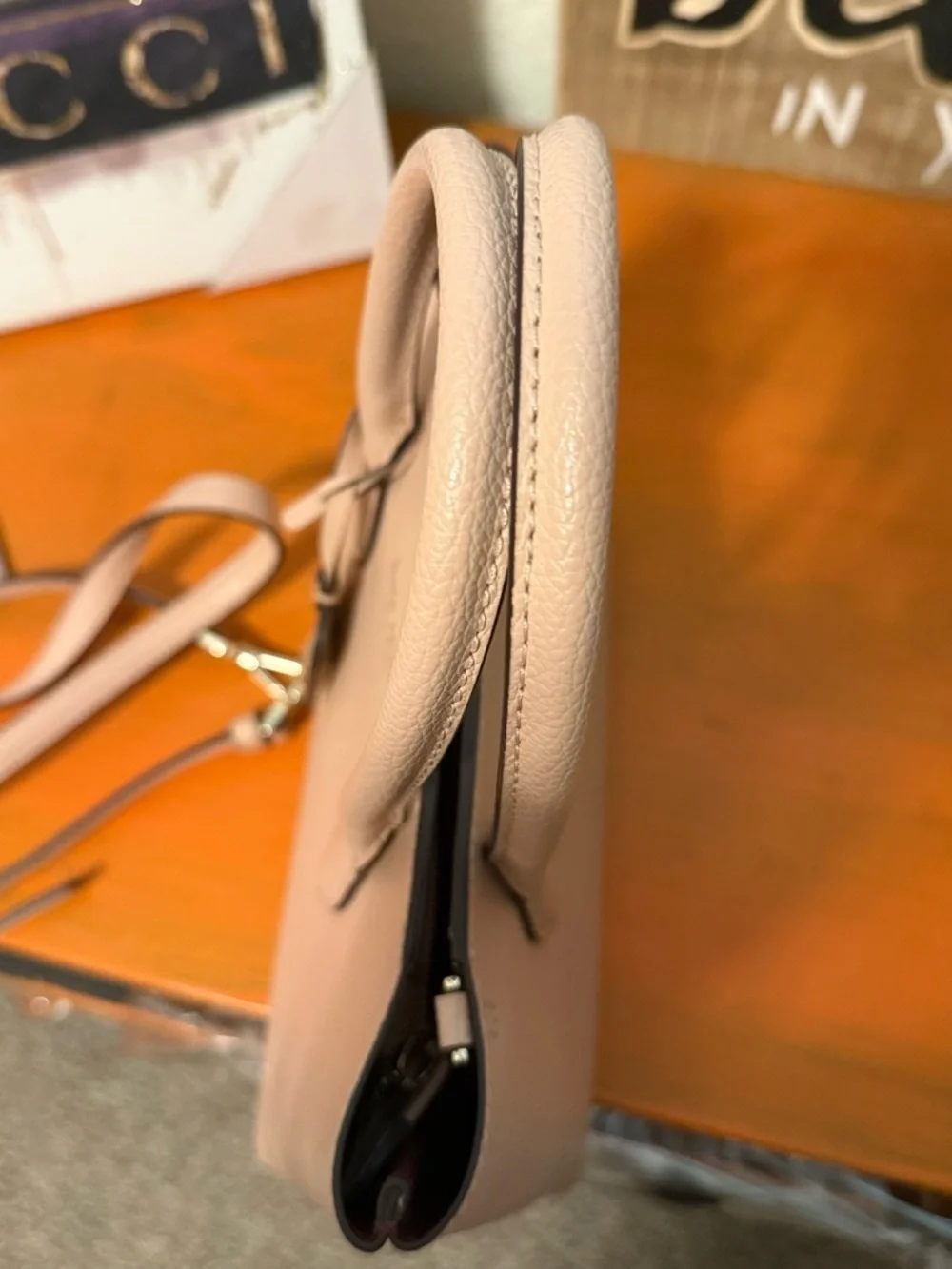 NWOT kate spade Blush Pink Leather Satchel - Picture 9 of 10